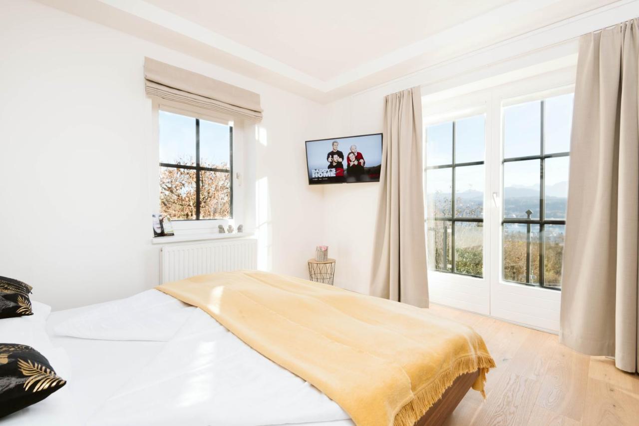 Haus Aussicht - Ferienwohnungen Velden เวลเดน อัม เวิร์ทเทอร์ซี ภายนอก รูปภาพ